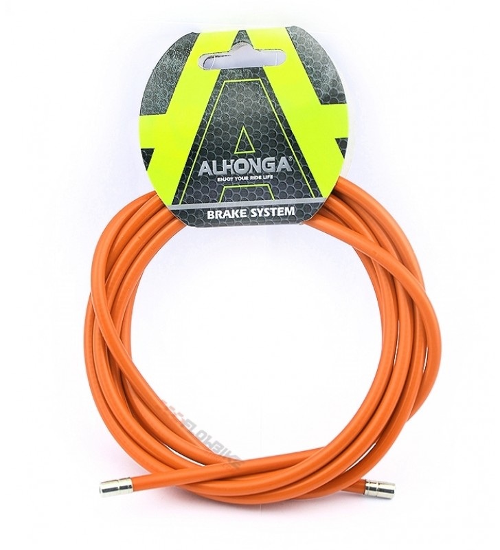 Funda Freno Cable Acero Laminado Naranja 2m